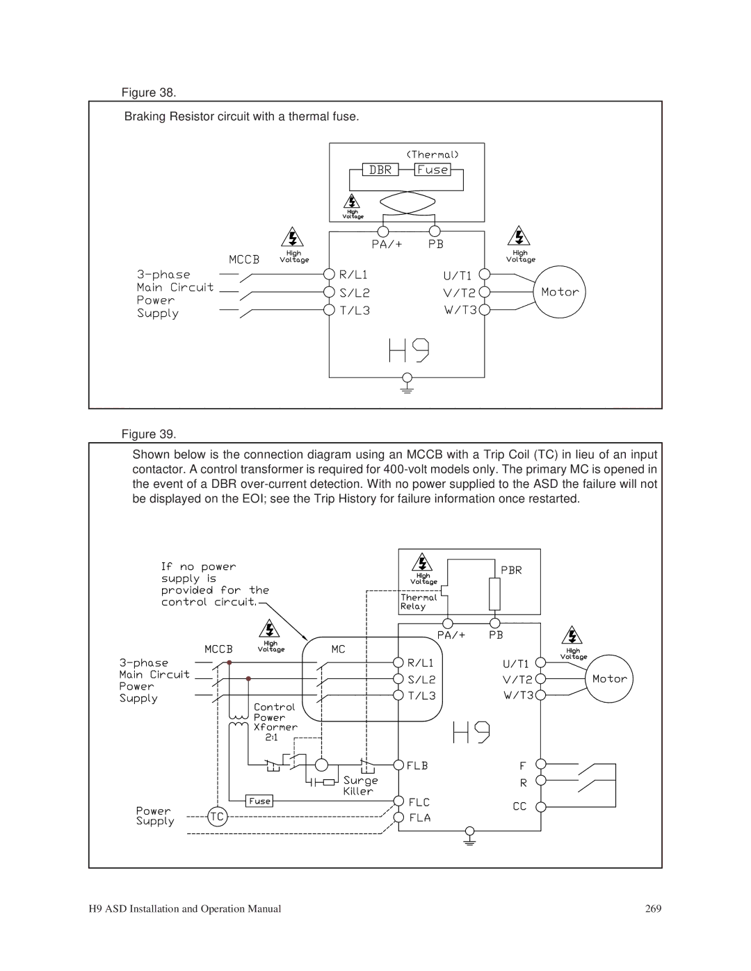 Toshiba H9 operation manual 269 