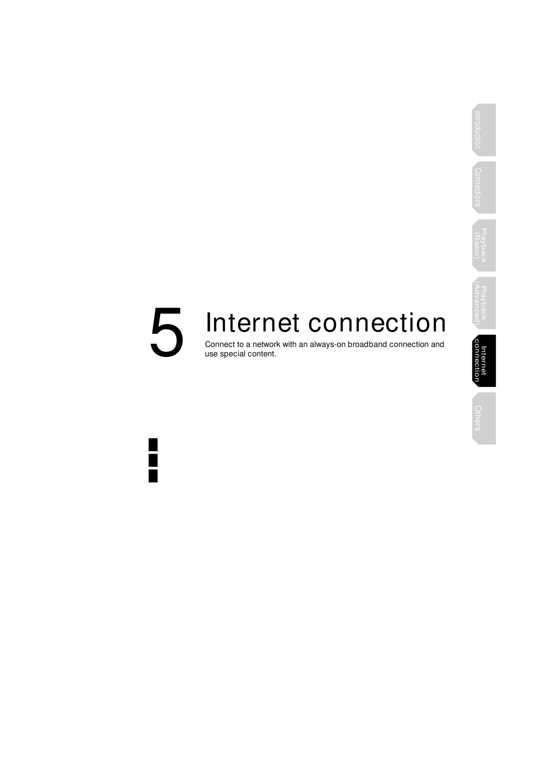 Toshiba hd-xa1kn, HD-XA1 owner manual Internet connection 