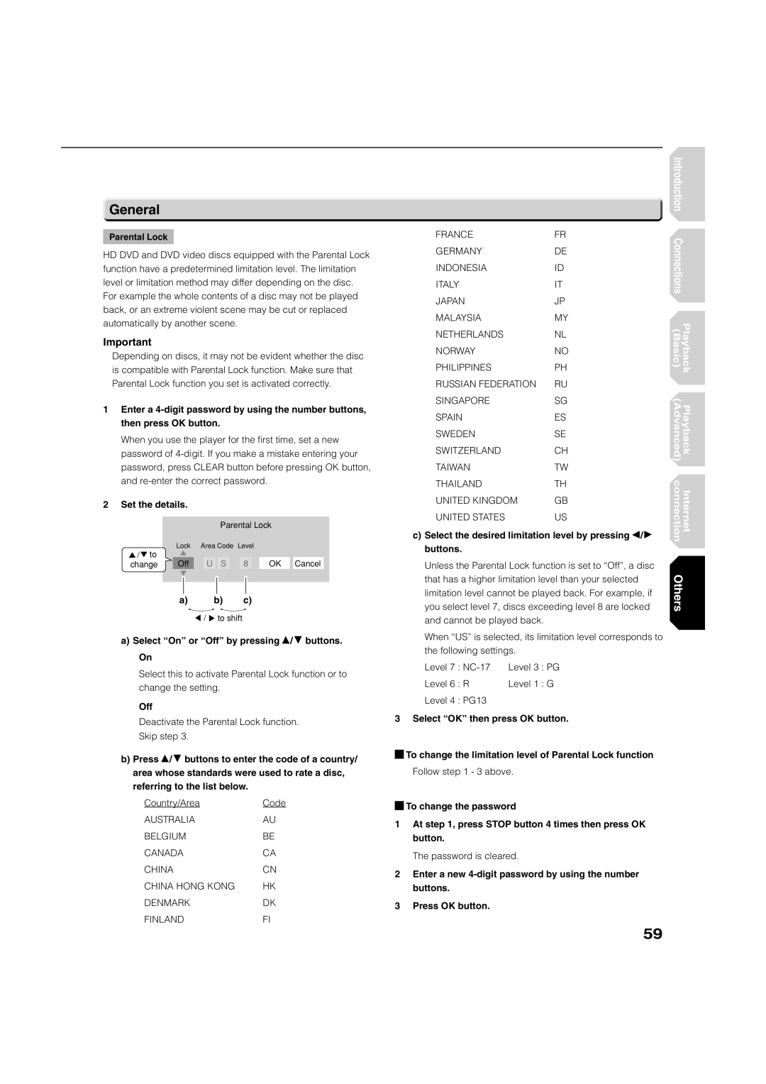 Toshiba HD-XA2KN owner manual General, Set the details, Select On or Off by pressing / buttons. On 