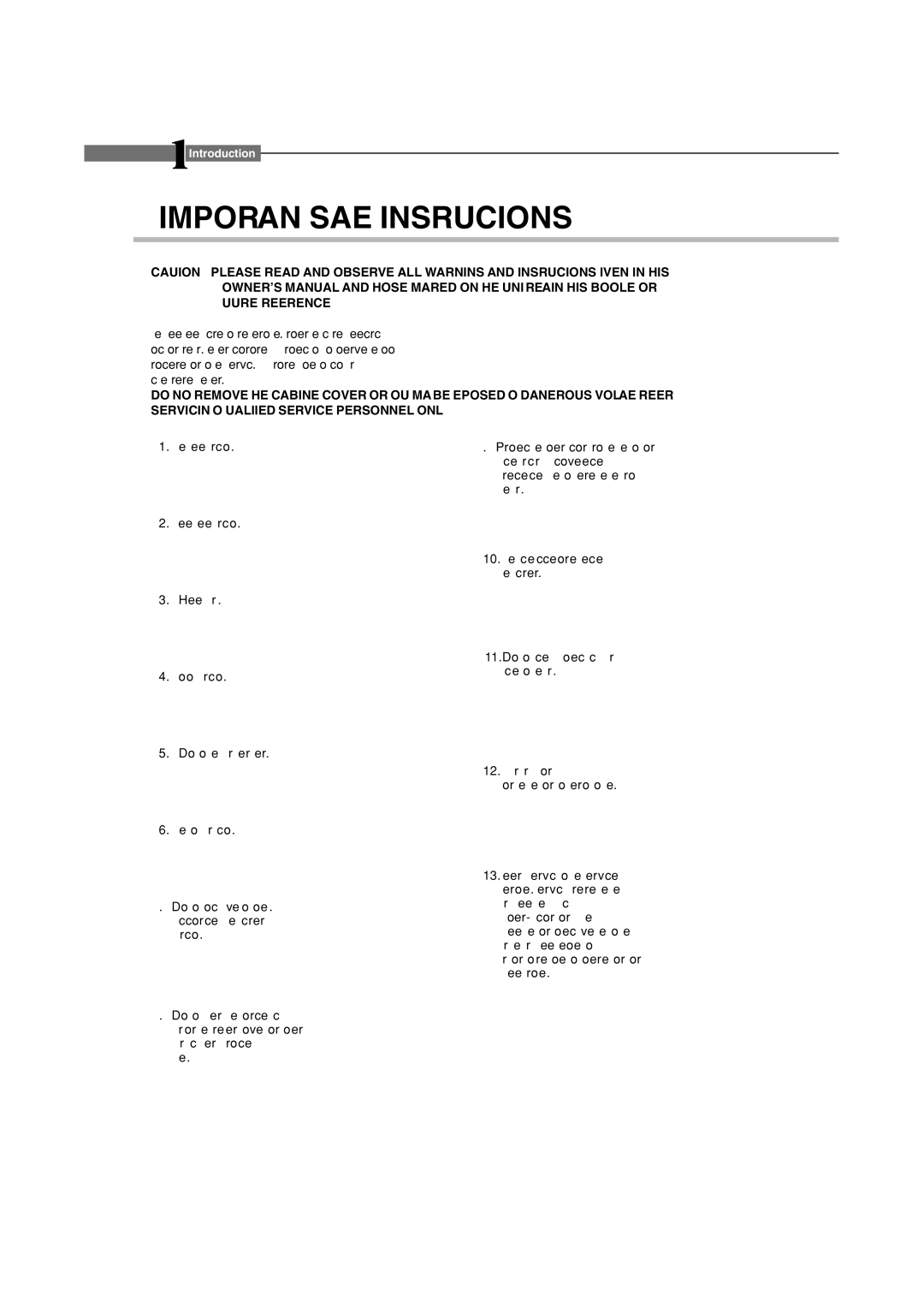 Toshiba HD-XE1 manual Important Safety Instructions 