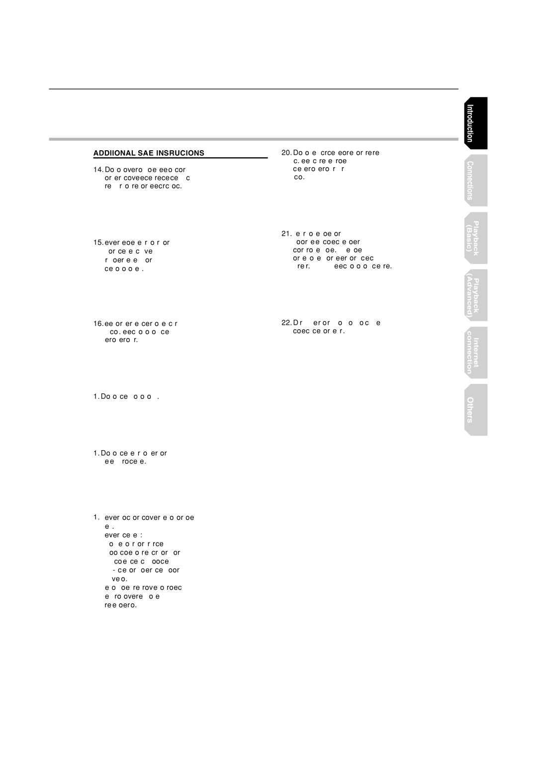 Toshiba HD-XE1 manual Cause serious personal injury and apparatus, Malfunction If the apparatus should emit smoke or an 