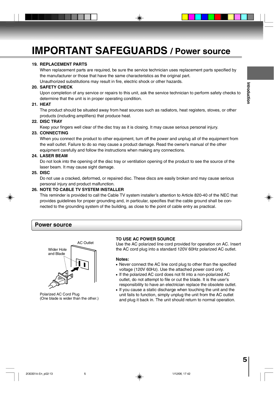 Toshiba HI-FI SQPB owner manual Heat, Disc 