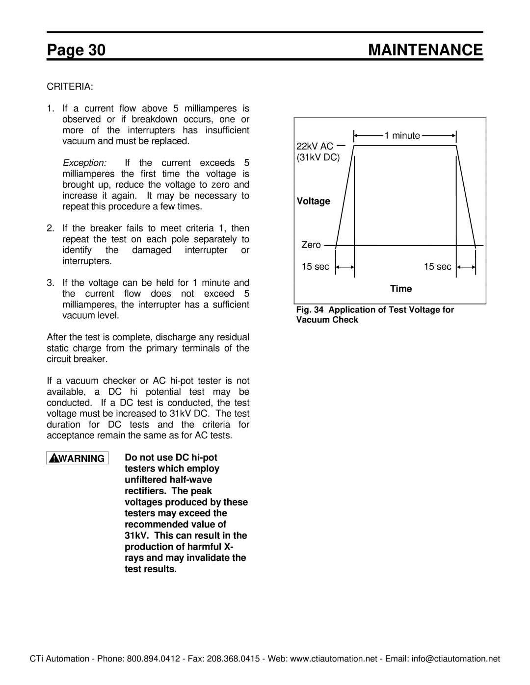 Toshiba HV6FS-MLD instruction manual Criteria, Voltage 