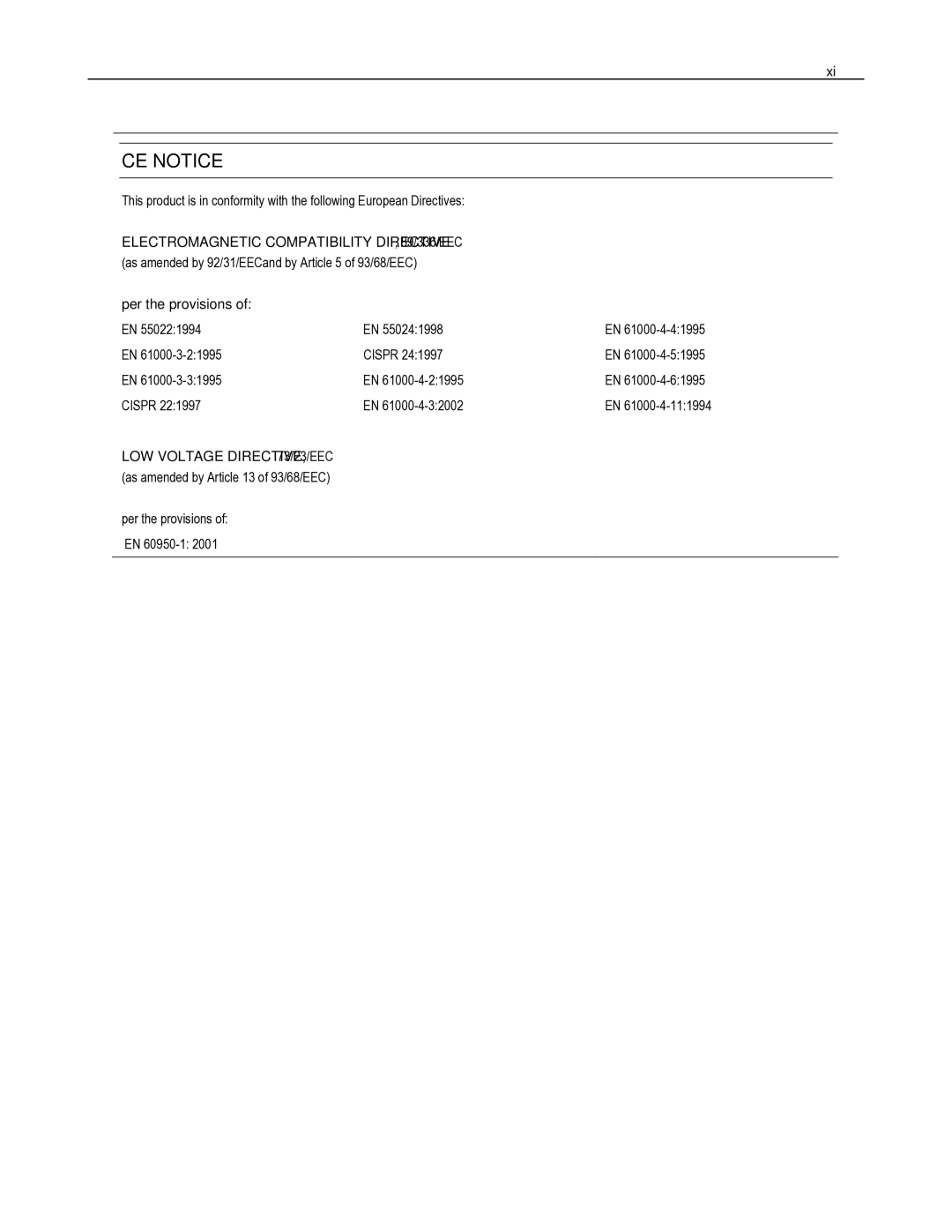 Toshiba HVR16-X, HVR32-X, HVR8-X user manual CE Notice 