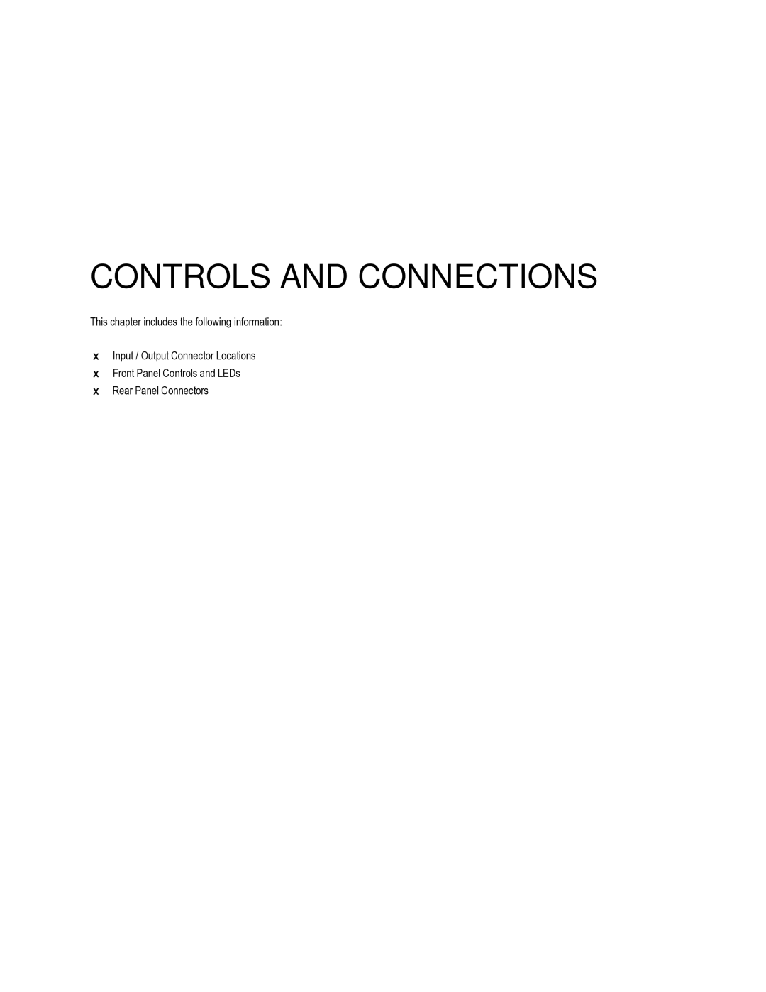 Toshiba HVR8-X, HVR32-X, HVR16-X user manual Controls and Connections 