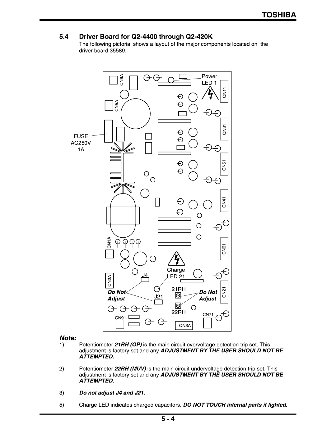 Toshiba II manual 