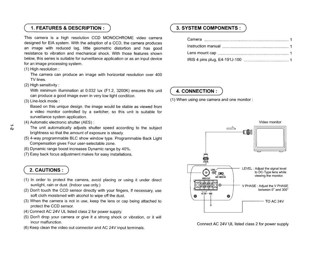 Toshiba IK-528A manual 