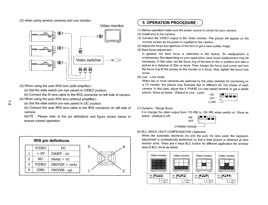 Toshiba IK-528A manual 