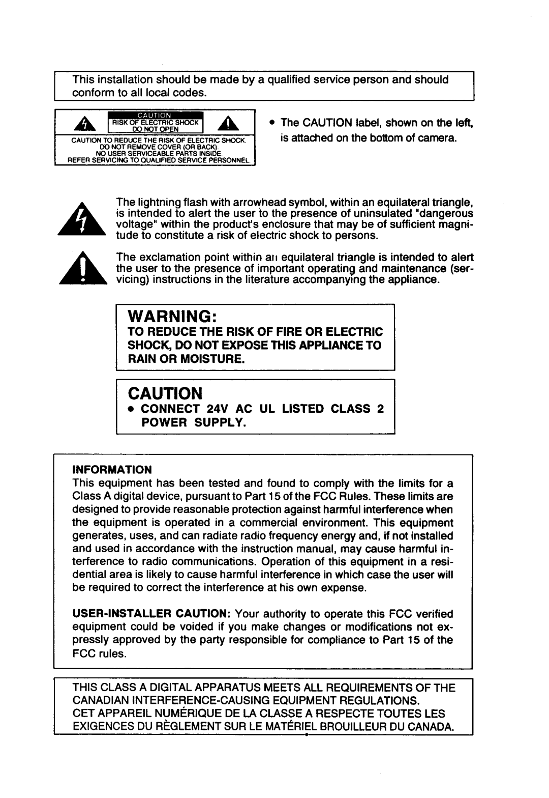 Toshiba IK-539A manual 