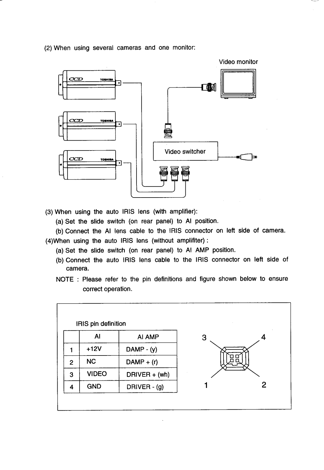 Toshiba IK-539A manual 