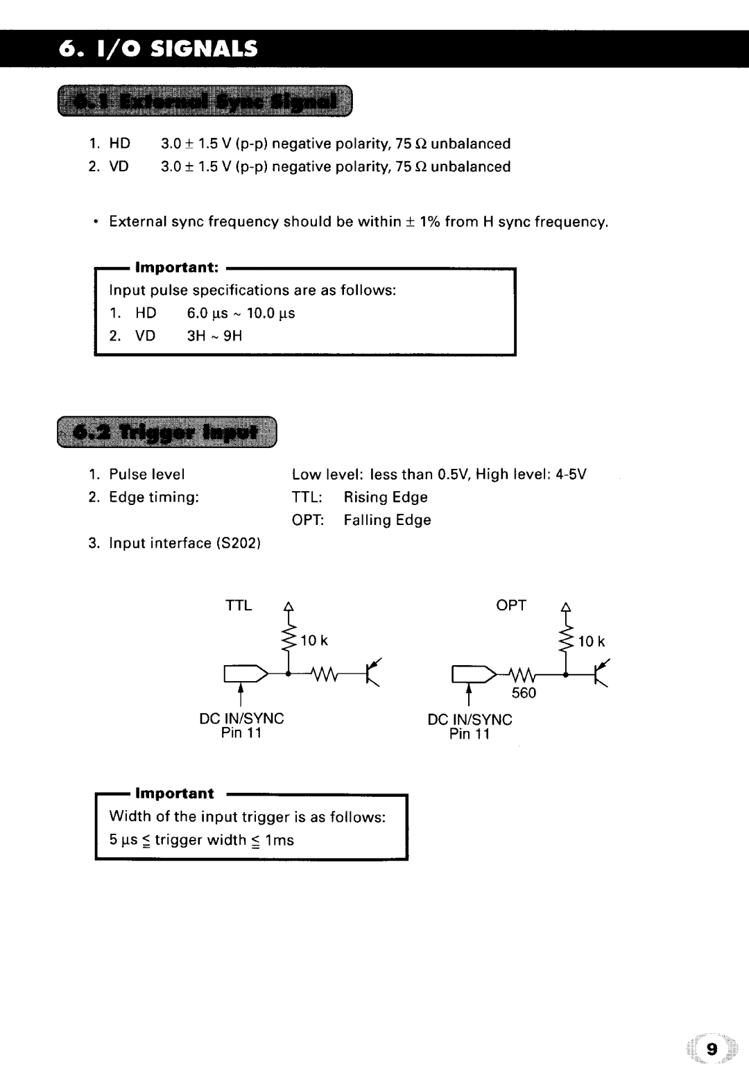 Toshiba IK-542XD manual 