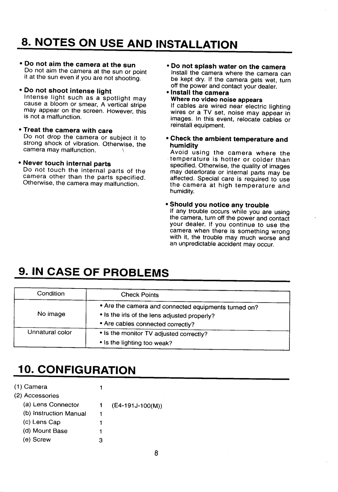 Toshiba IK-628A manual 