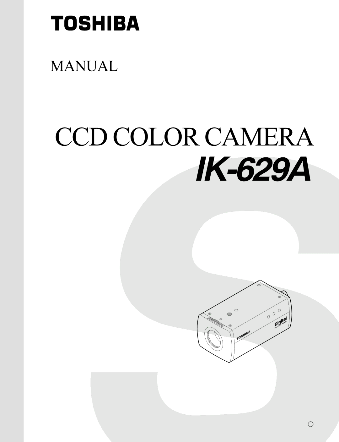 Toshiba IK-629A manual 