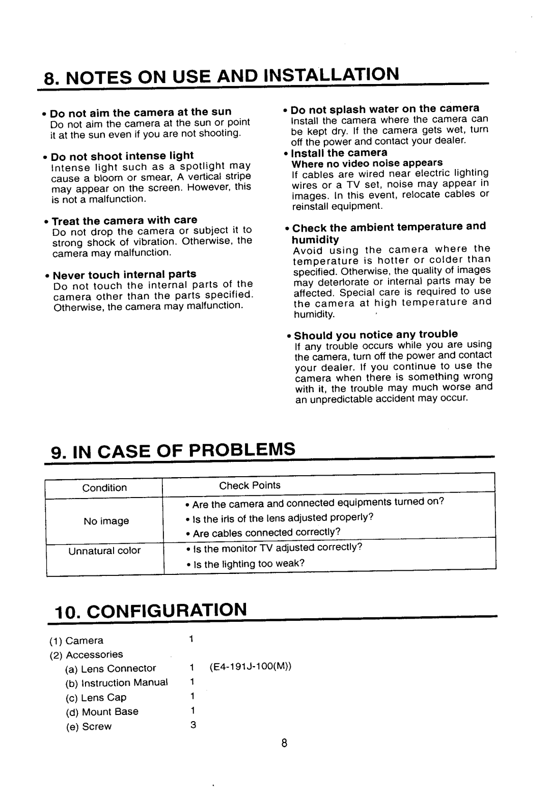 Toshiba IK-643A manual 