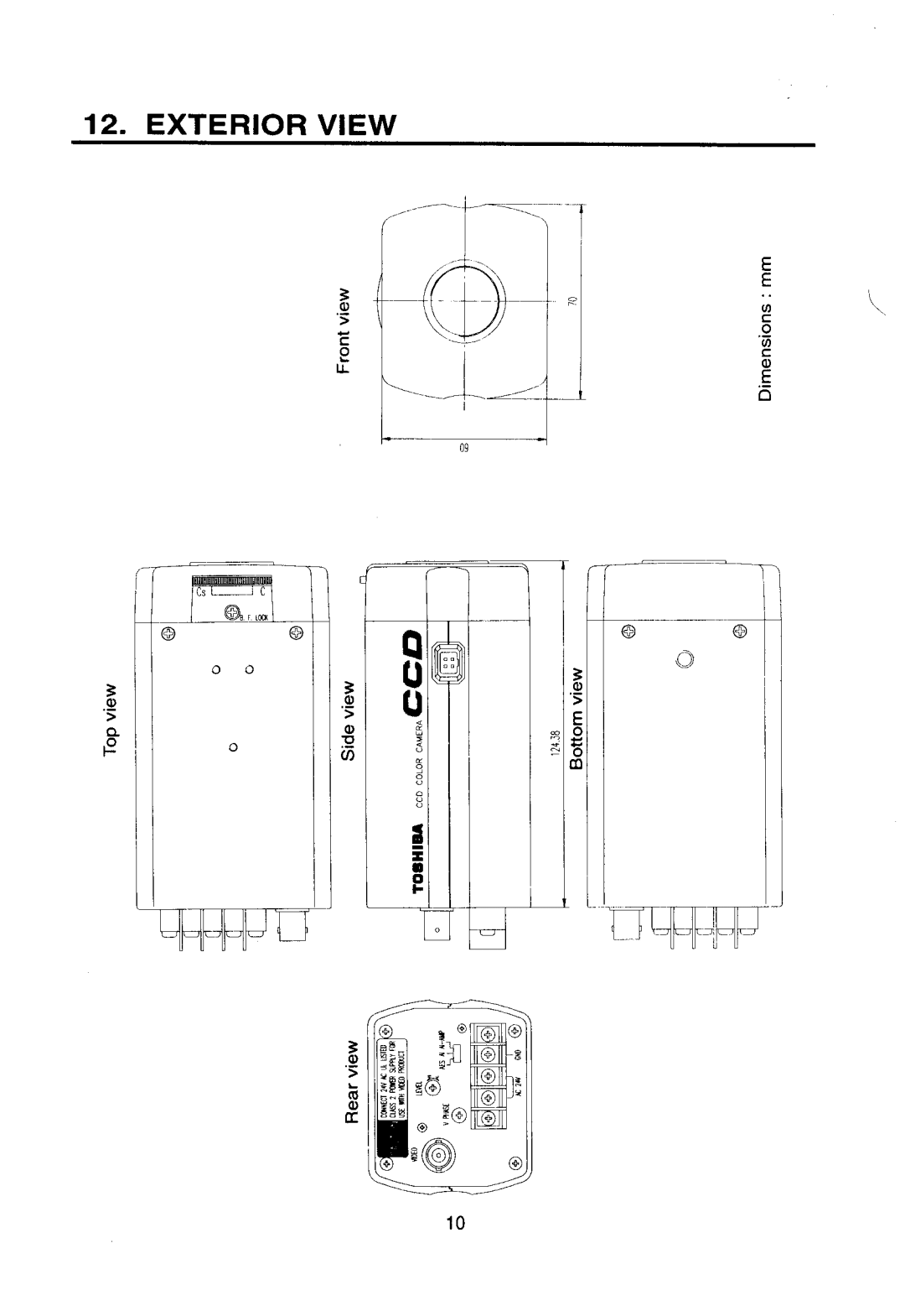 Toshiba IK-643A manual 