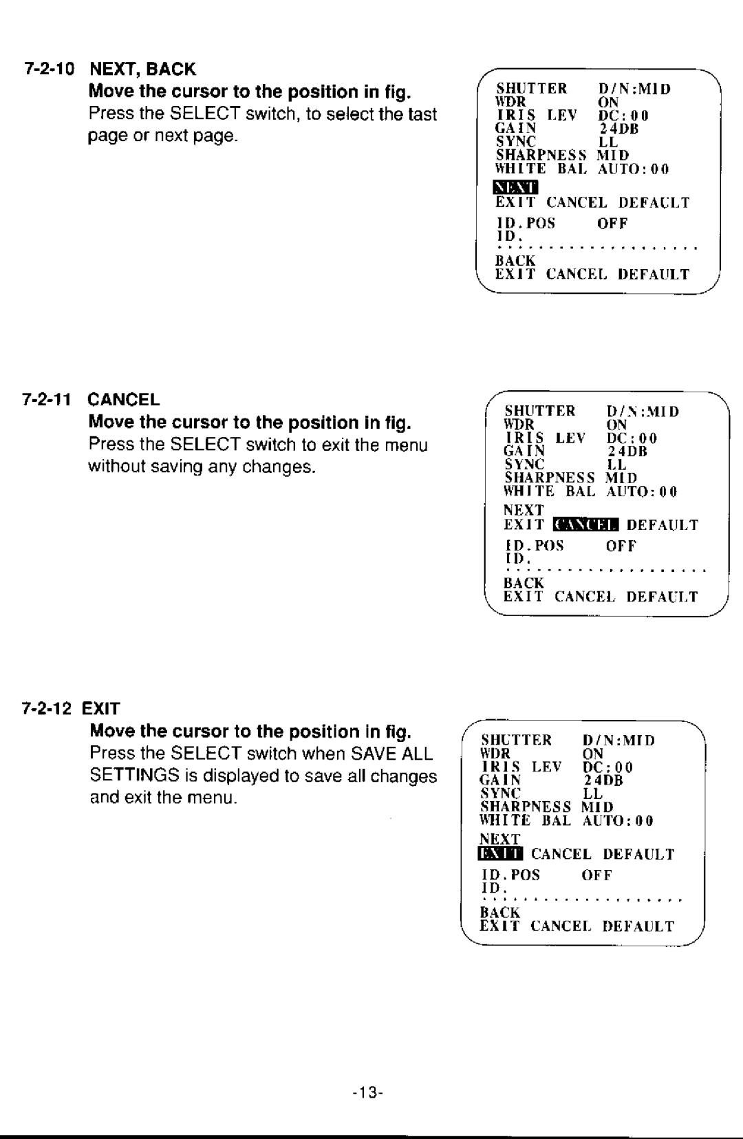 Toshiba IK-64WDA manual 