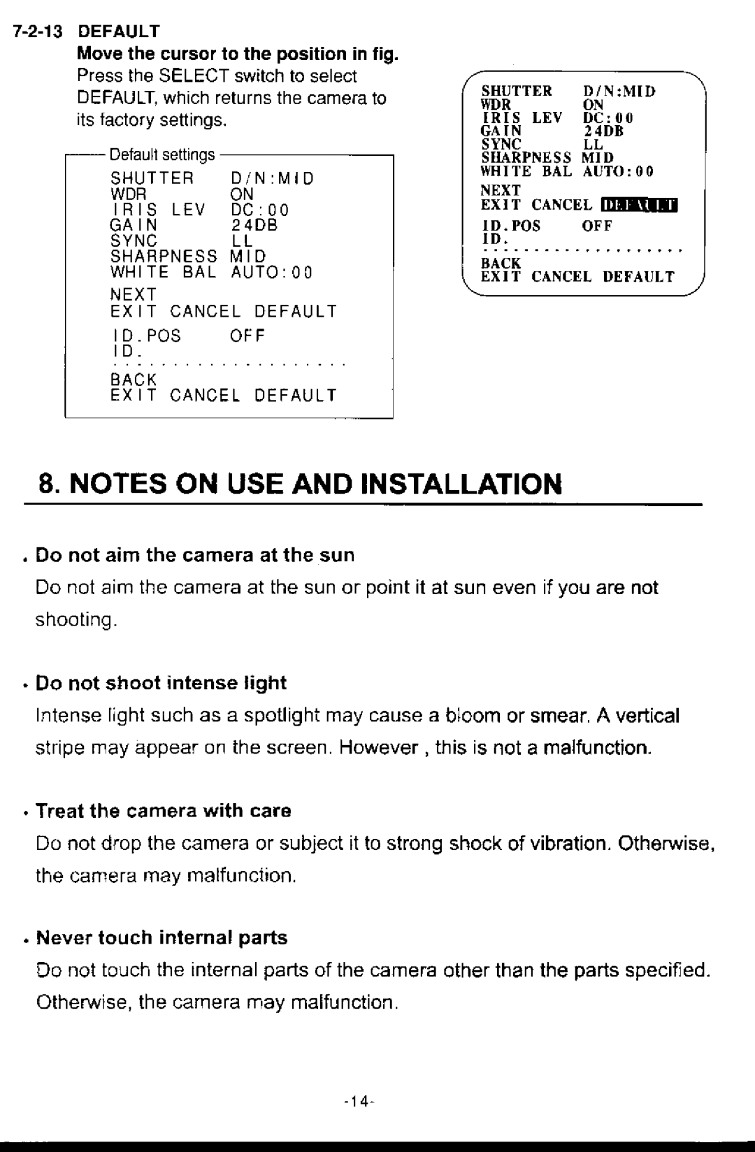 Toshiba IK-64WDA manual 