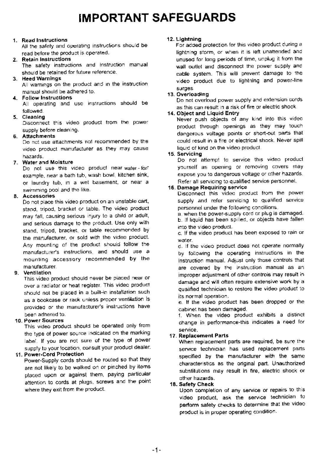 Toshiba IK-64WDA manual 