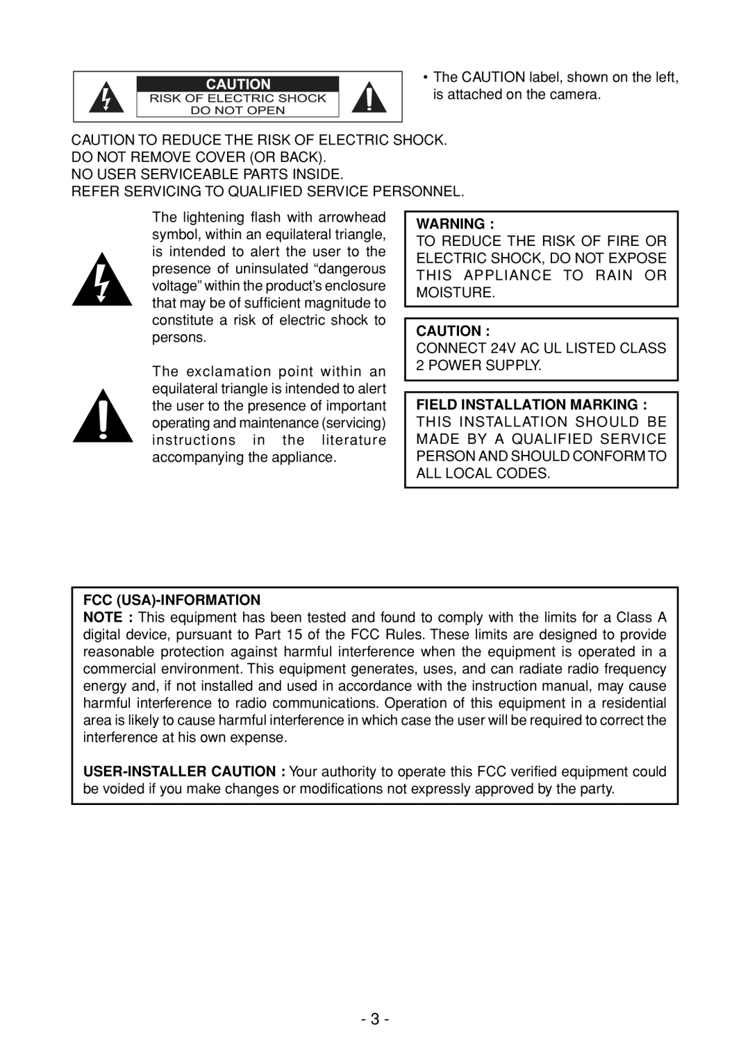 Toshiba IK-DP30A instruction manual 