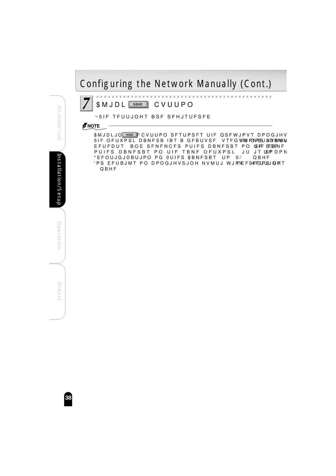 Toshiba IK-WB01A manual Click Save button, ・The settings are registered 