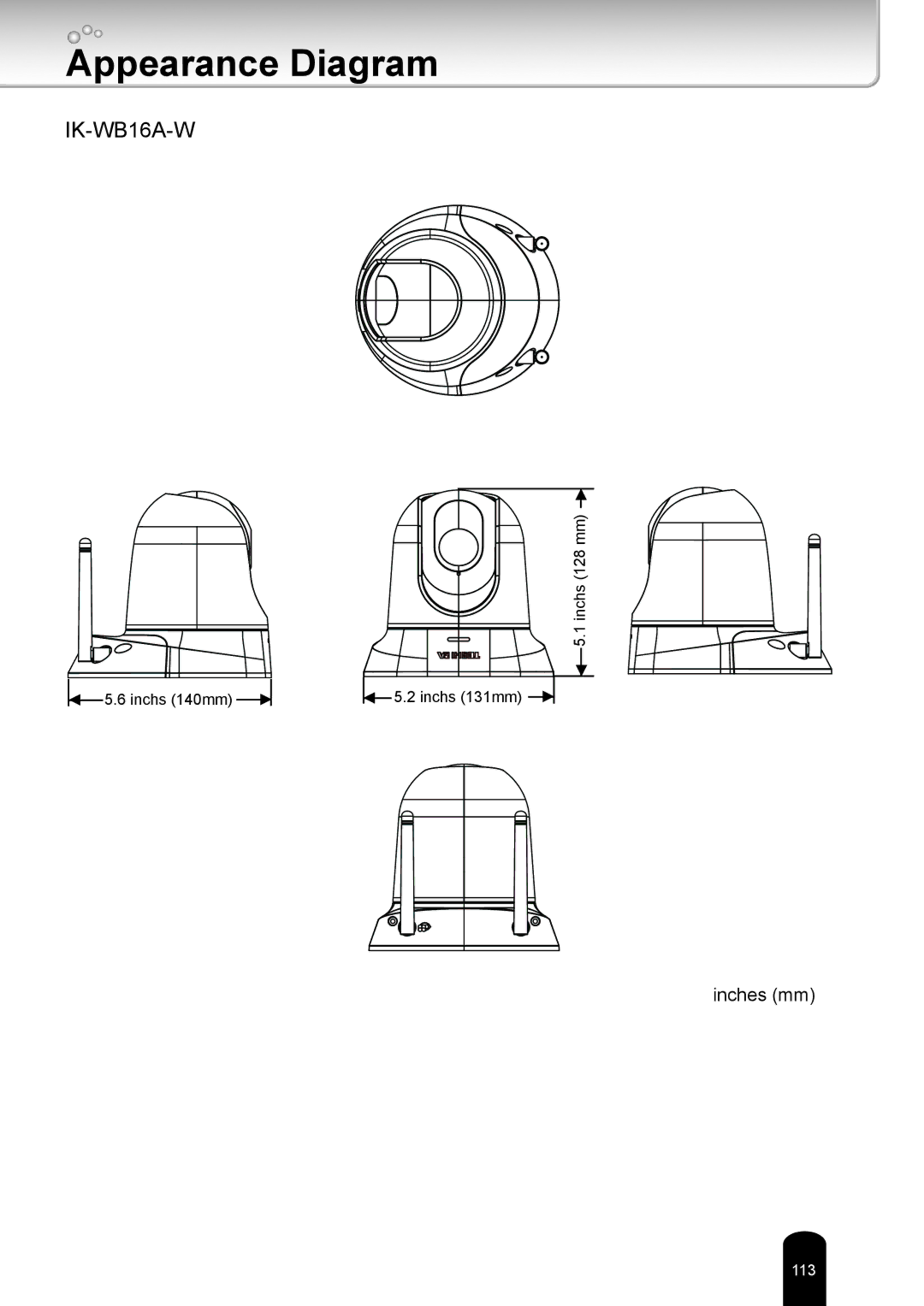 Toshiba user manual IK-WB16A-W 