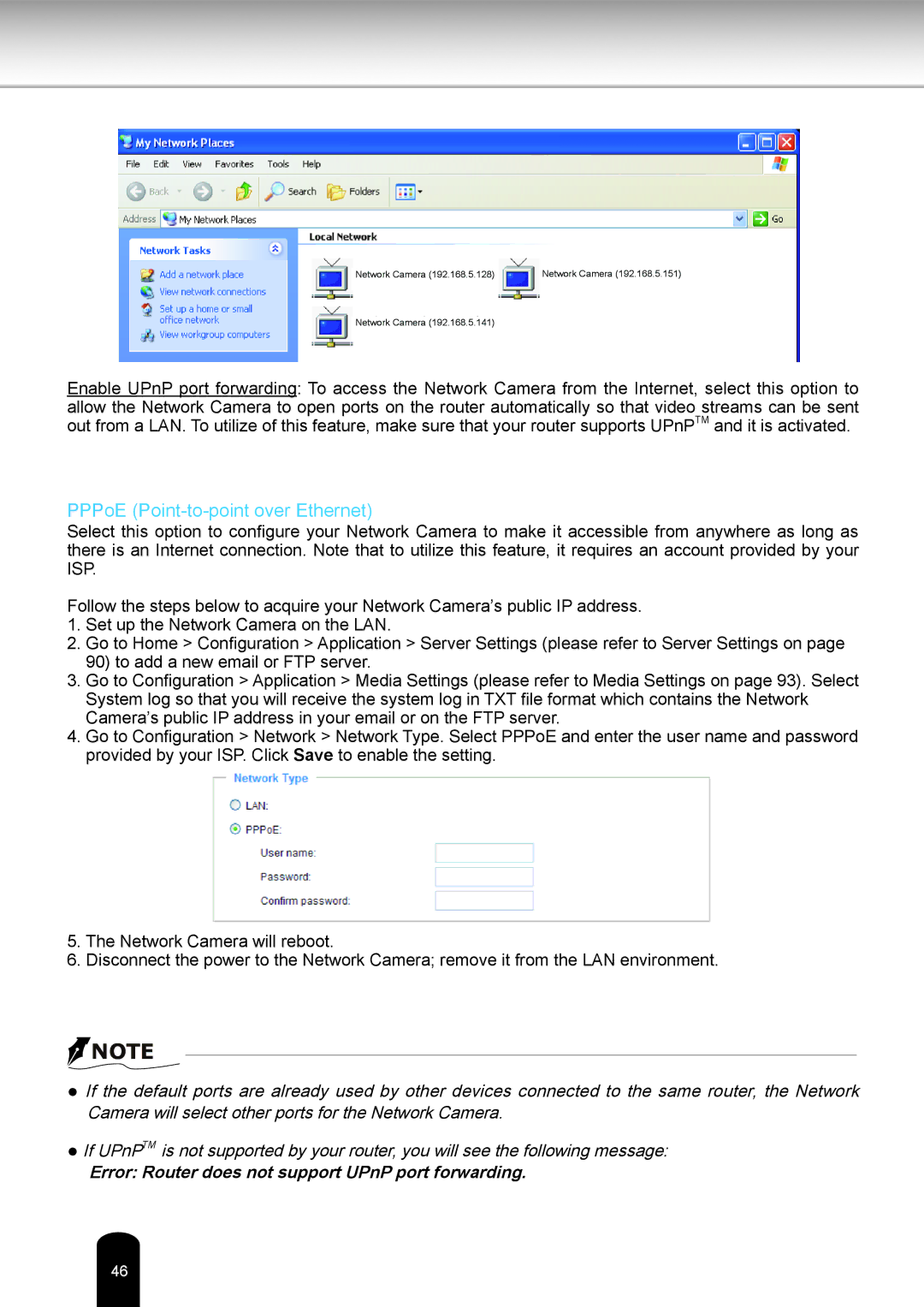 Toshiba IK-WB16A-W user manual PPPoE Point-to-point over Ethernet 