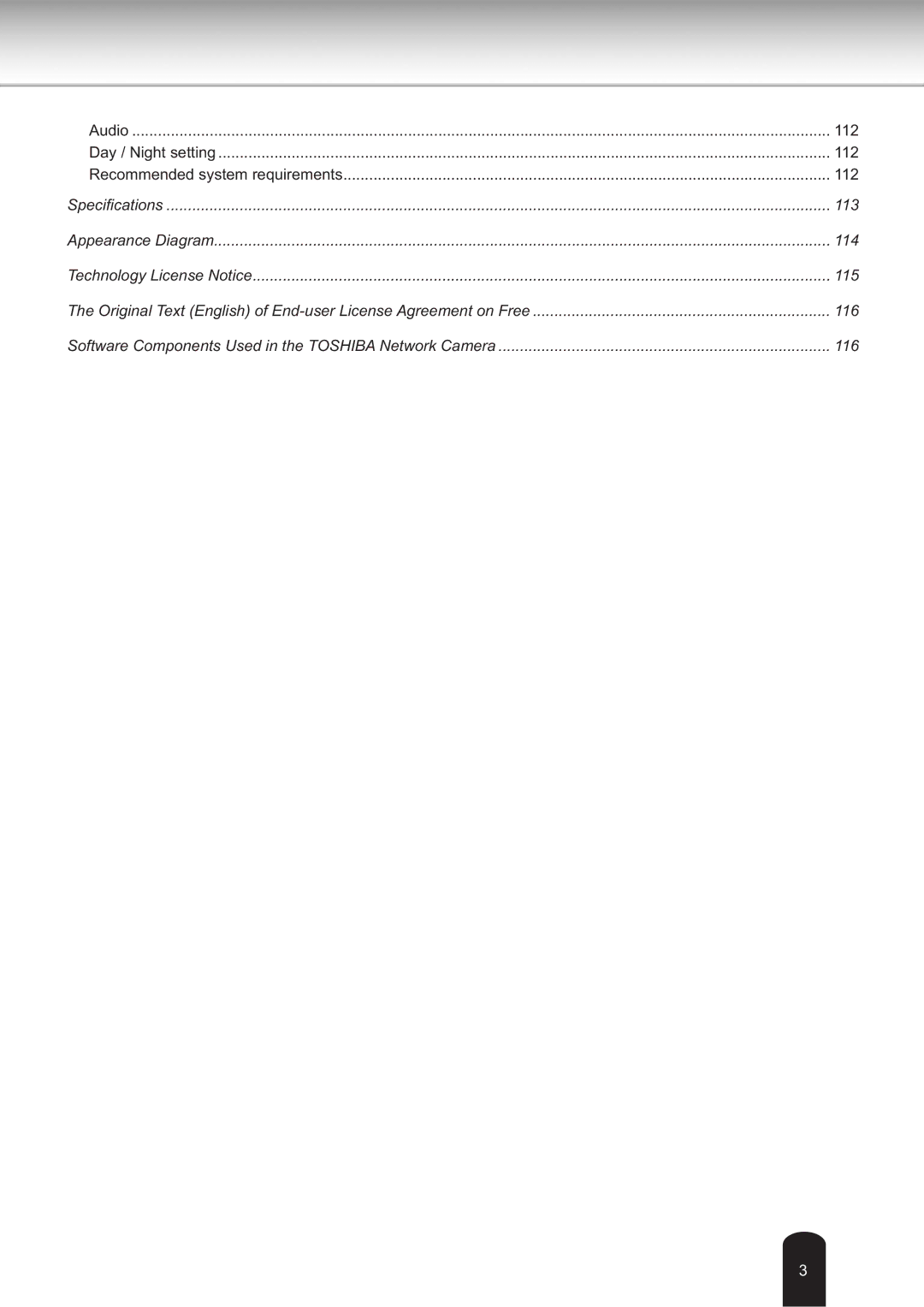 Toshiba IK-WB30A user manual 113 