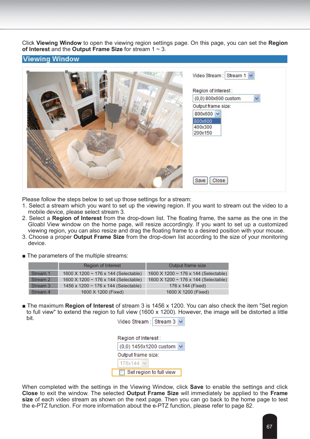 Toshiba IK-WB30A user manual Stream 