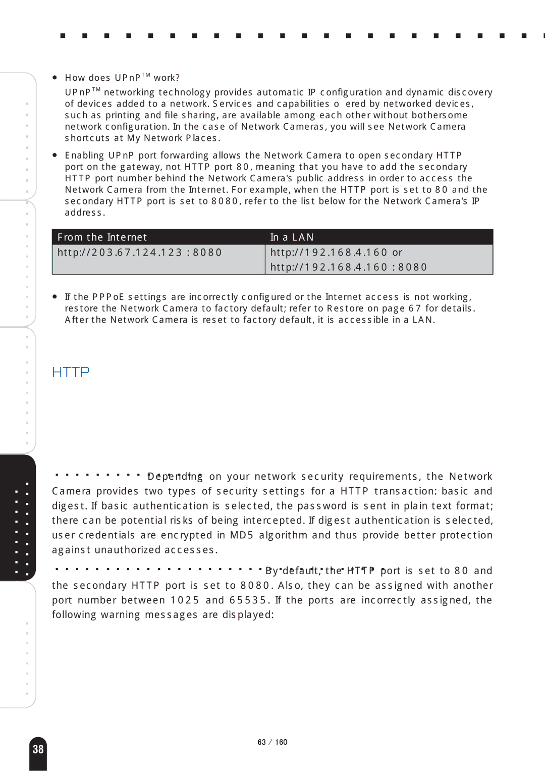 Toshiba IK-WB70A manual Http 