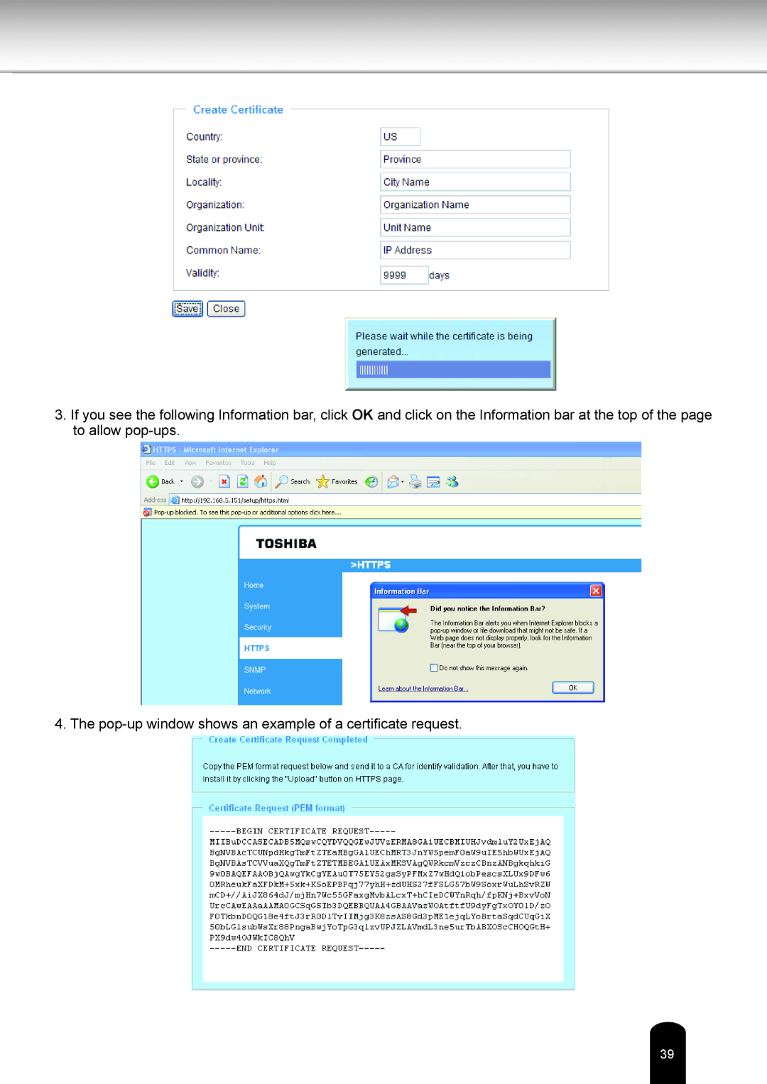 Toshiba IK-WB80A user manual 