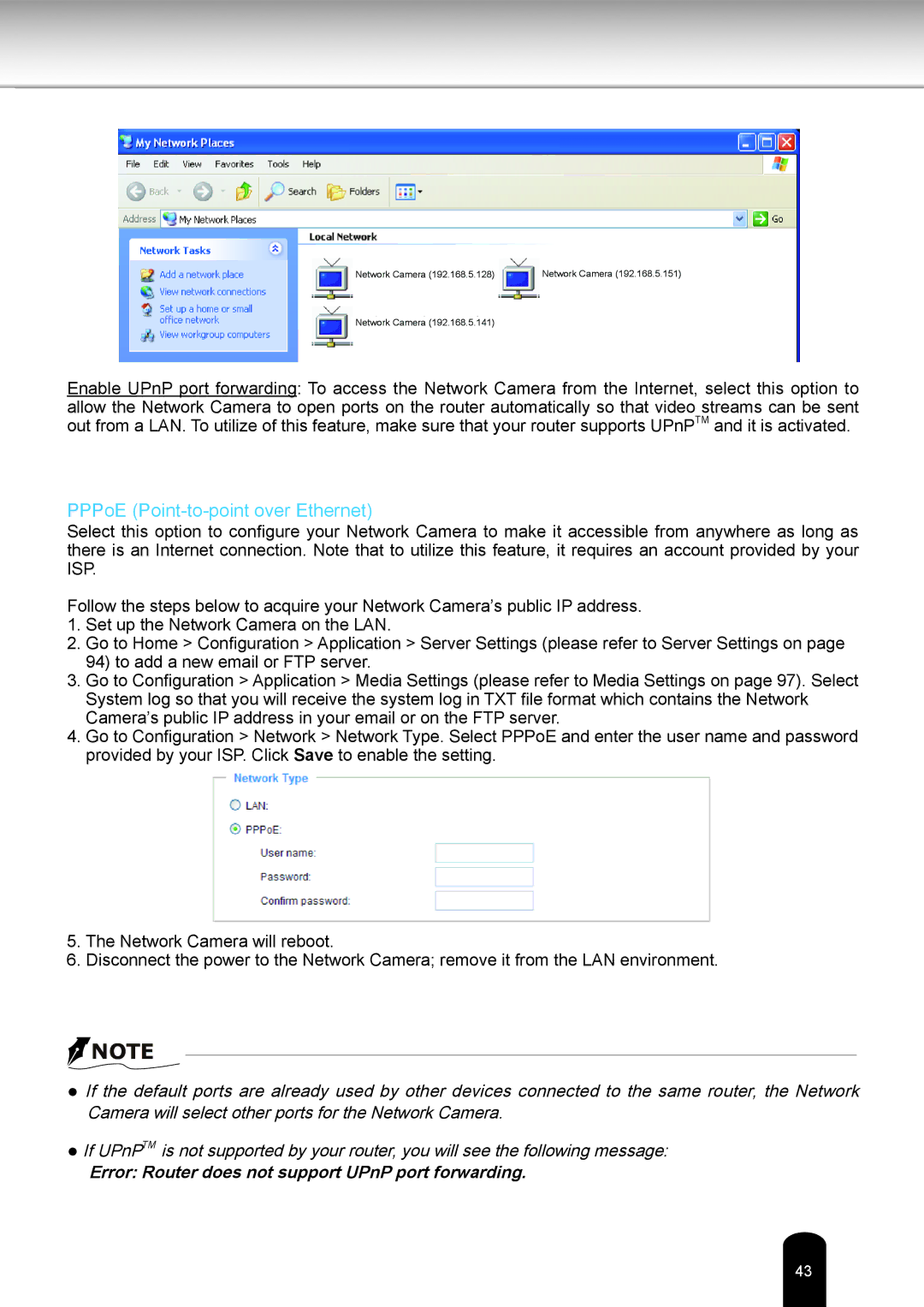 Toshiba IK-WB80A user manual PPPoE Point-to-point over Ethernet 