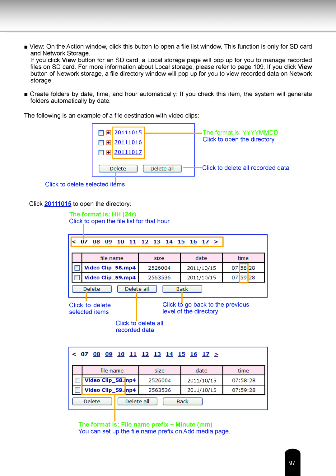 Toshiba IK-WB81A user manual Format is HH 24r 