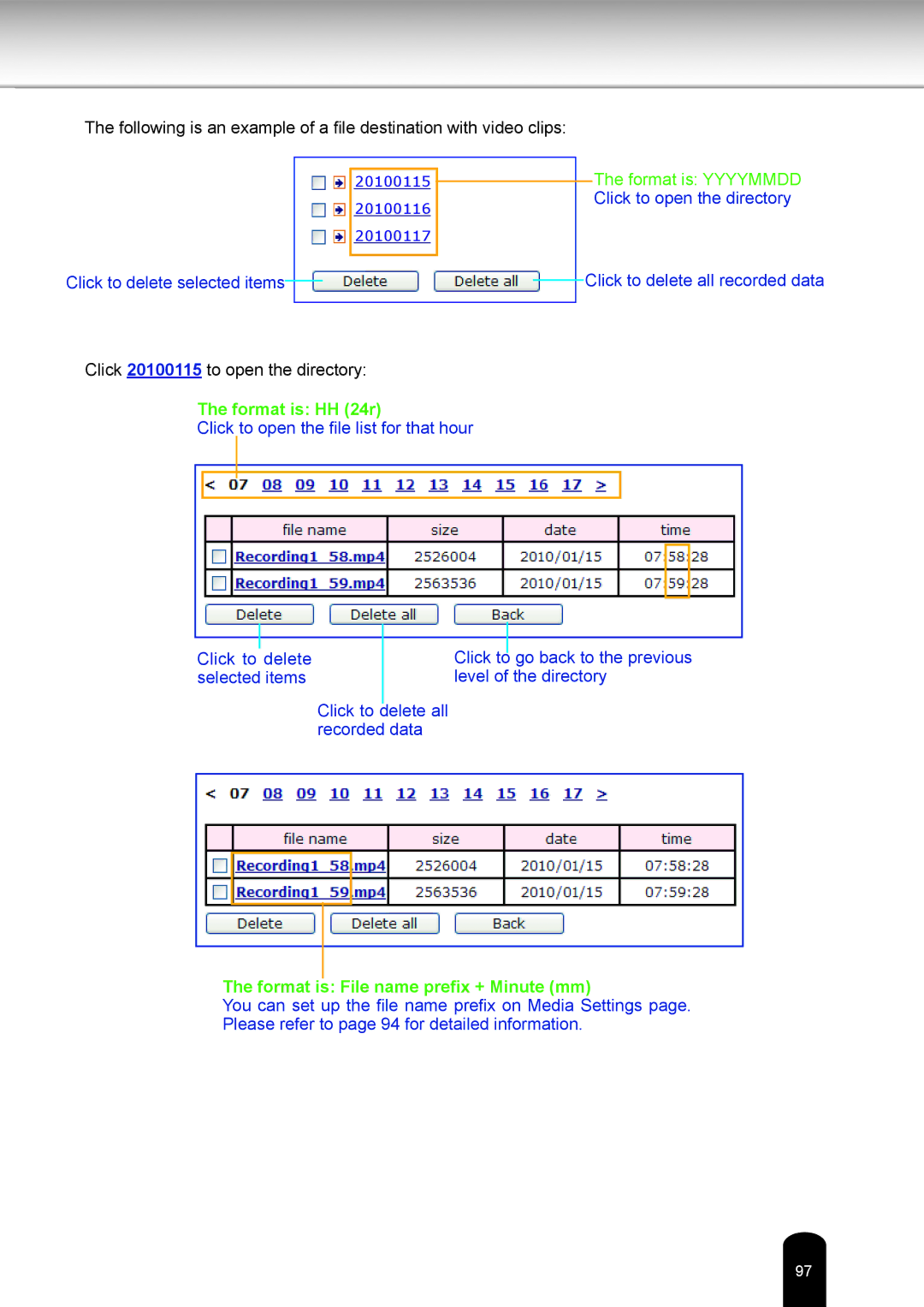 Toshiba IK-WD12A user manual Format is HH 24r 