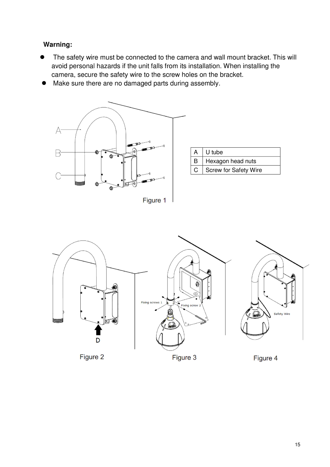 Toshiba IK-WP41A, Network Camera quick start Tube 