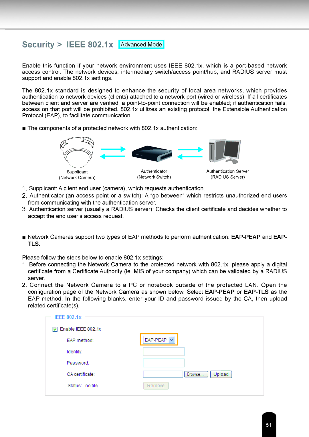 Toshiba IK-WR05A user manual Security Ieee 