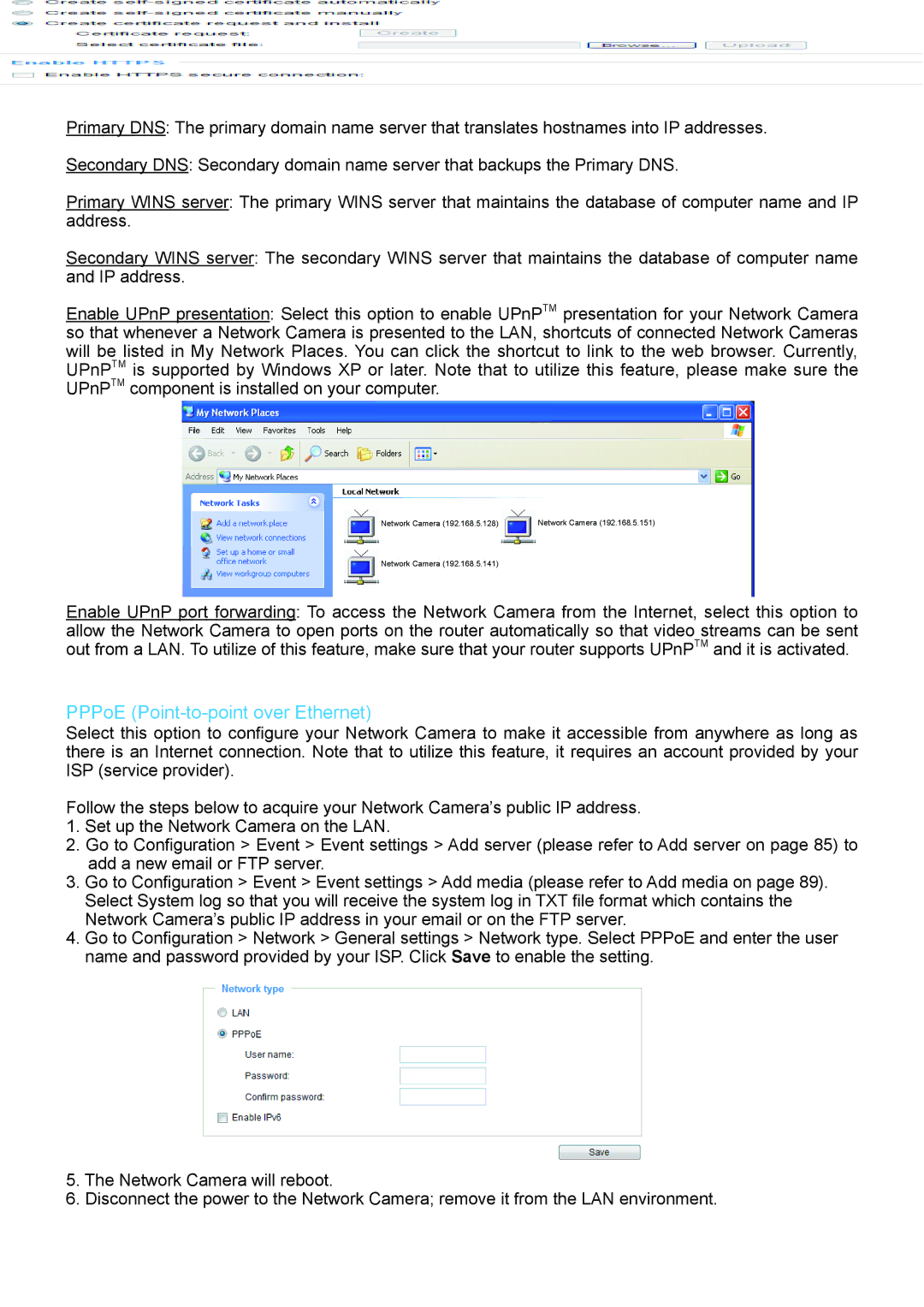 Toshiba IK-WR05A user manual PPPoE Point-to-point over Ethernet 