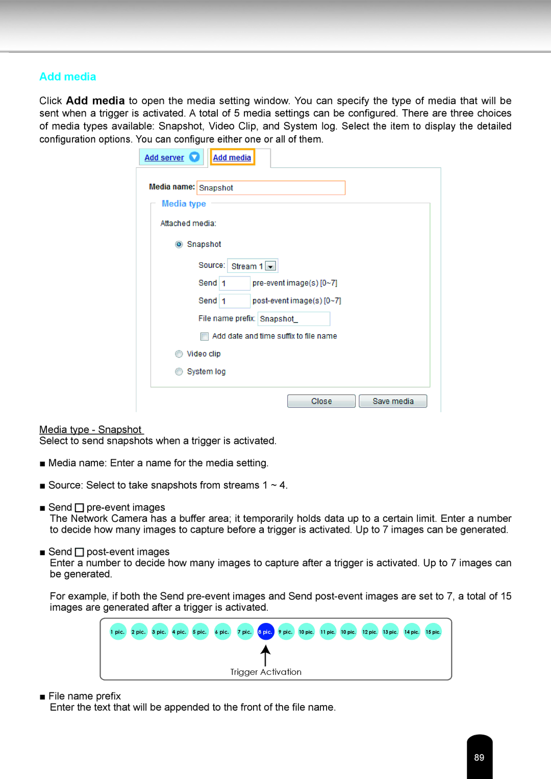 Toshiba IK-WR05A user manual Add media 