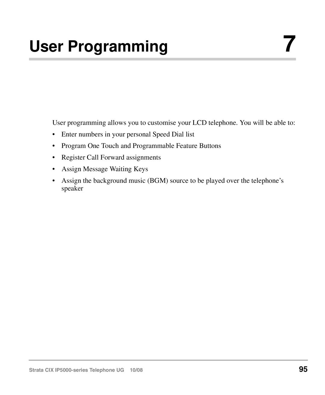 Toshiba IP5000 manual User Programming 