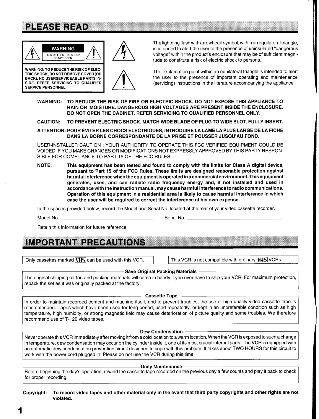 Toshiba KV-9096A manual 