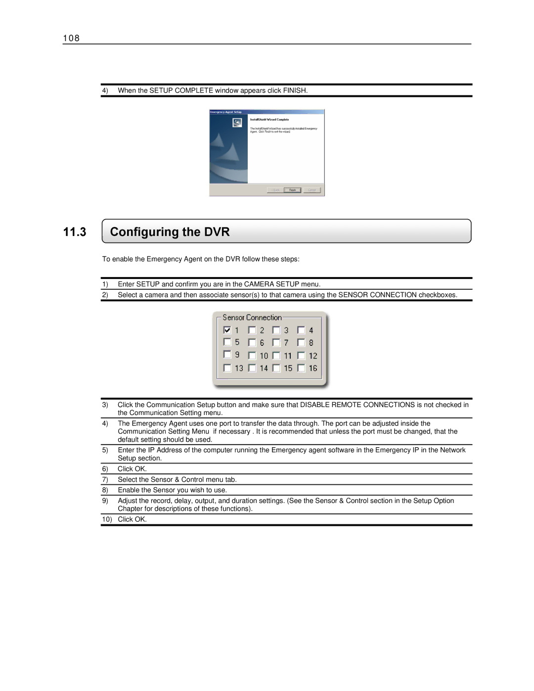 Toshiba KV-DVR manual Configuring the DVR 