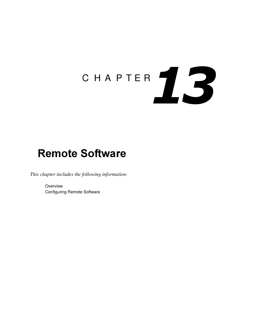 Toshiba KV-DVR manual Remote Software 