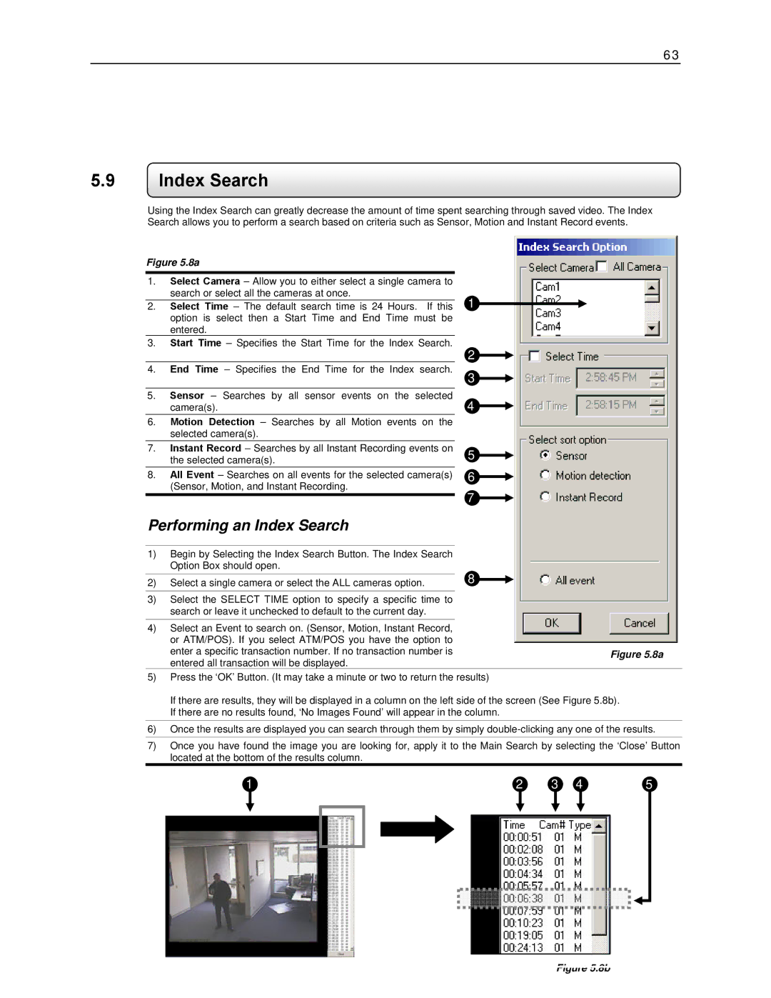 Toshiba KV-DVR manual Performing an Index Search 