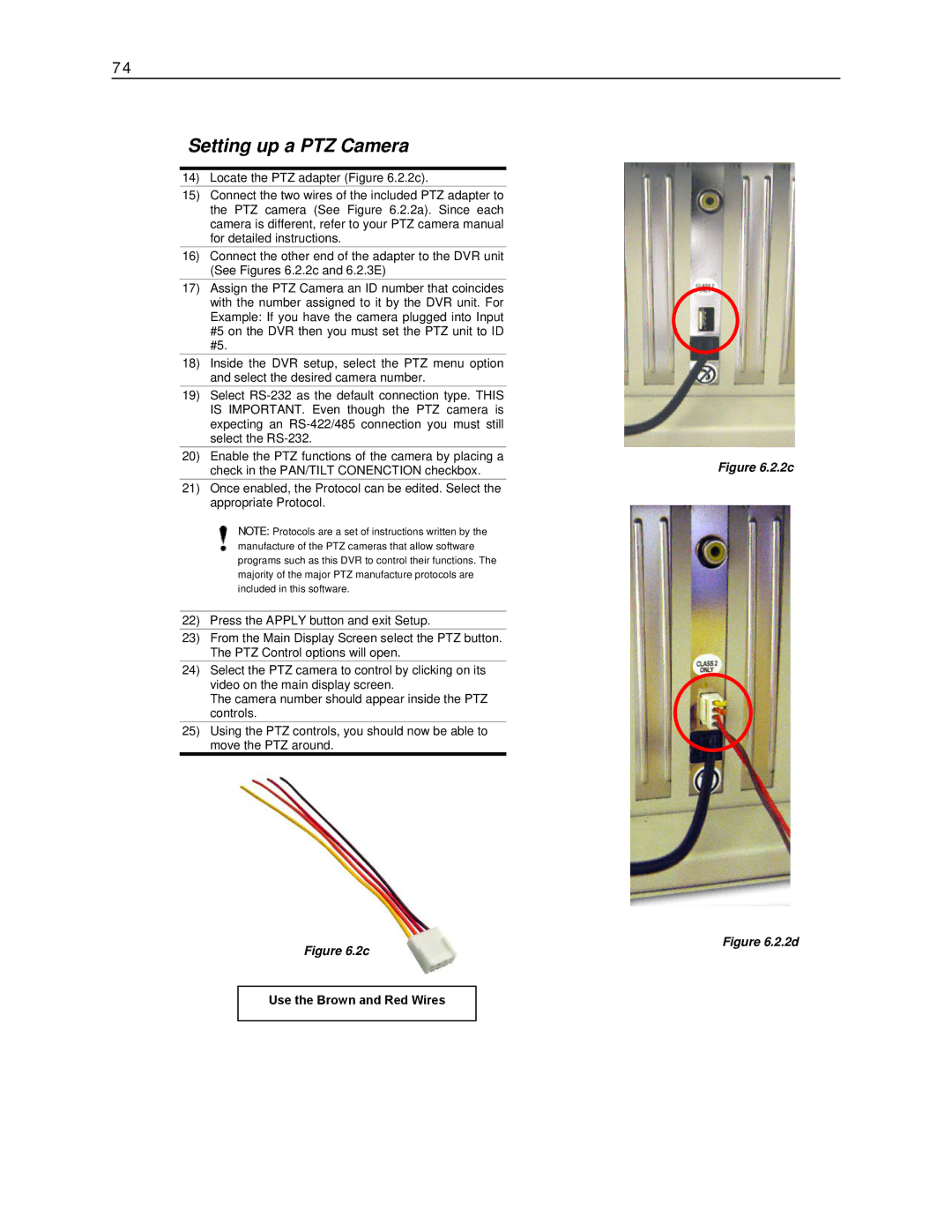 Toshiba KV-DVR manual Use the Brown and Red Wires 