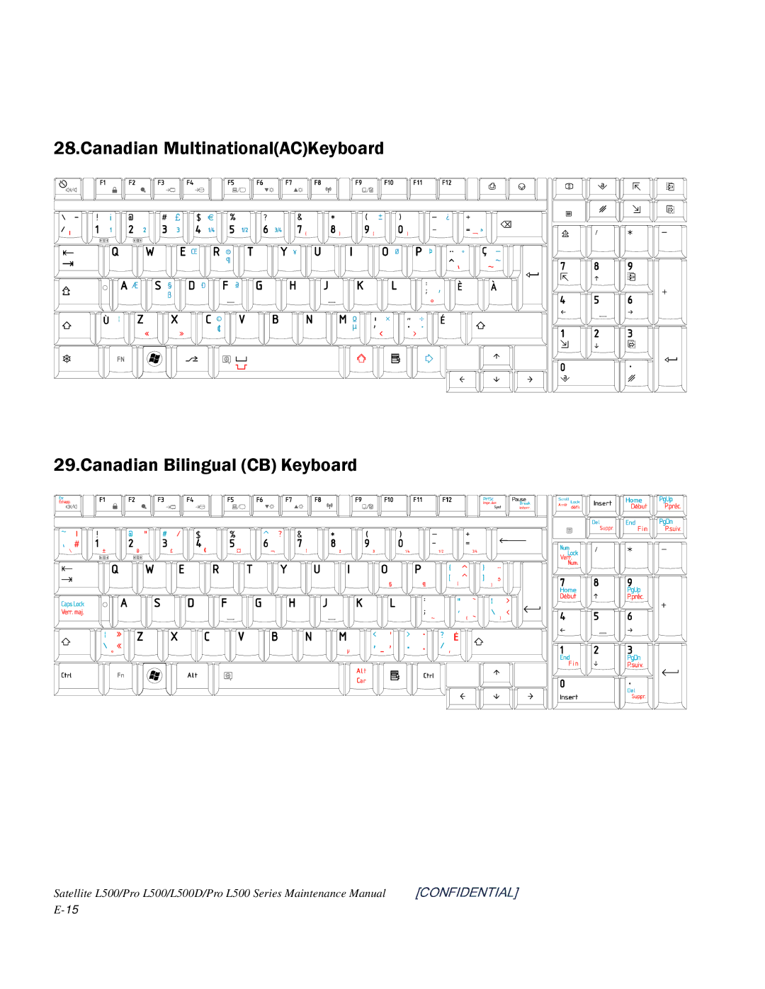 Toshiba L500D manual 