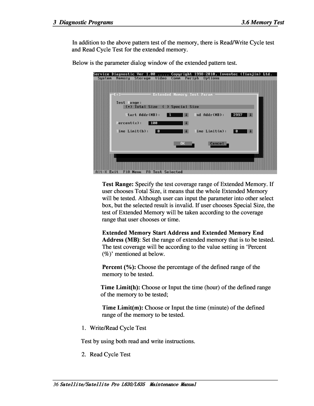 Toshiba manual Satellite/Satellite Pro L630/L635 Maintenance Manual 