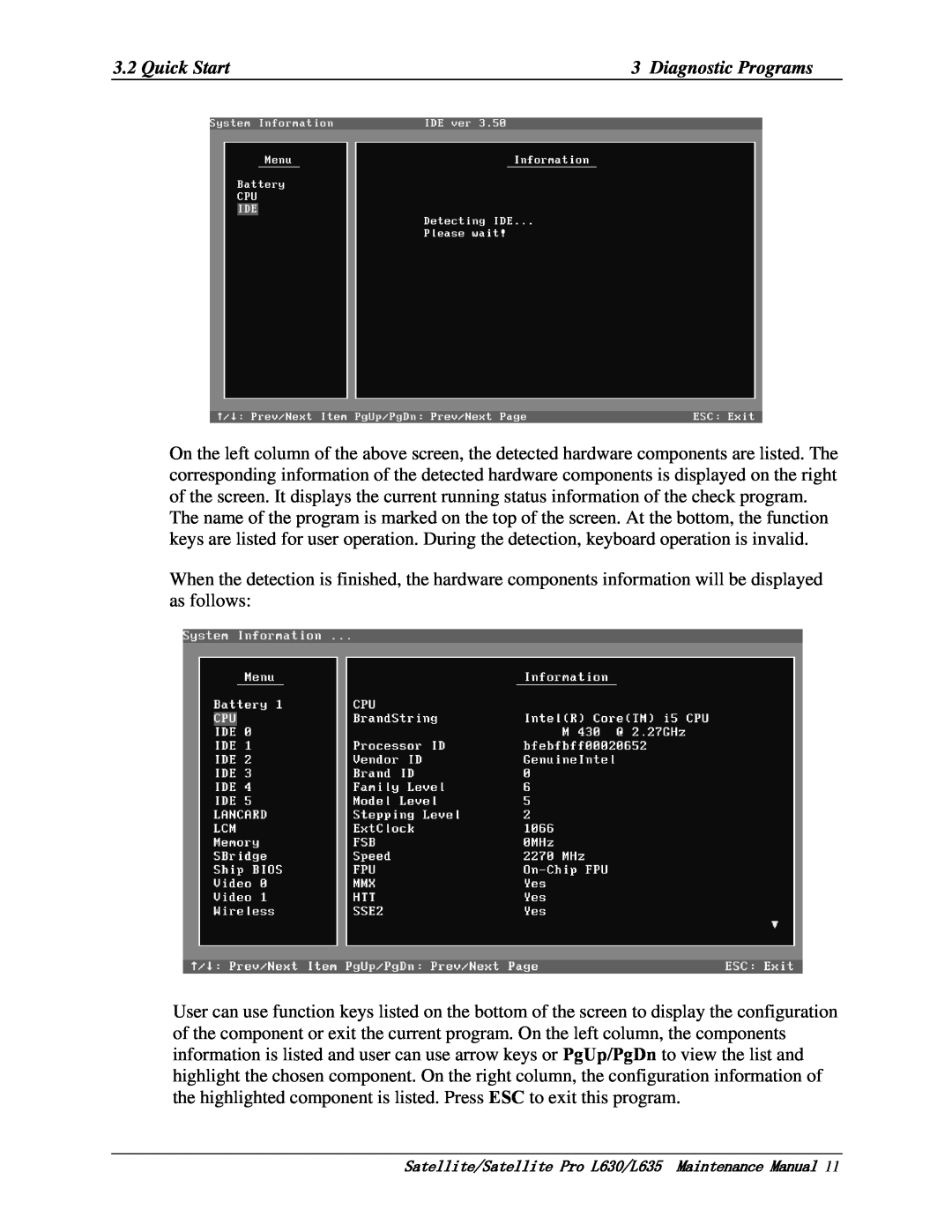 Toshiba L630, L635 manual 