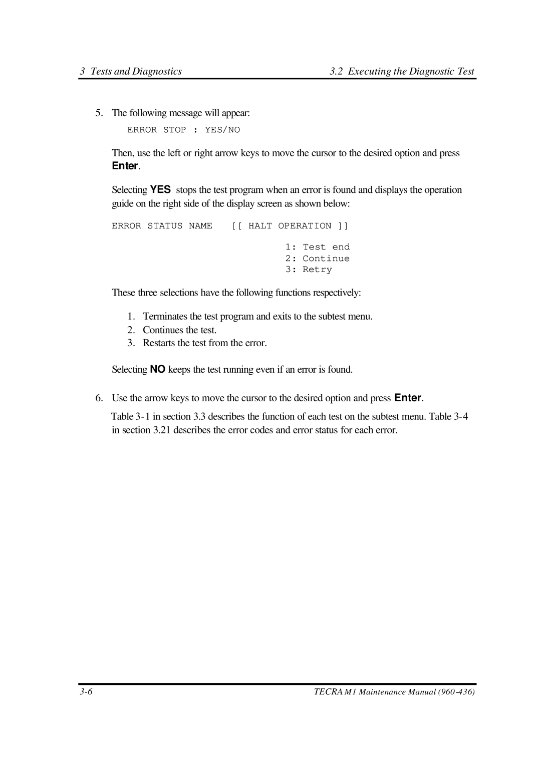 Toshiba M1 manual Following message will appear 