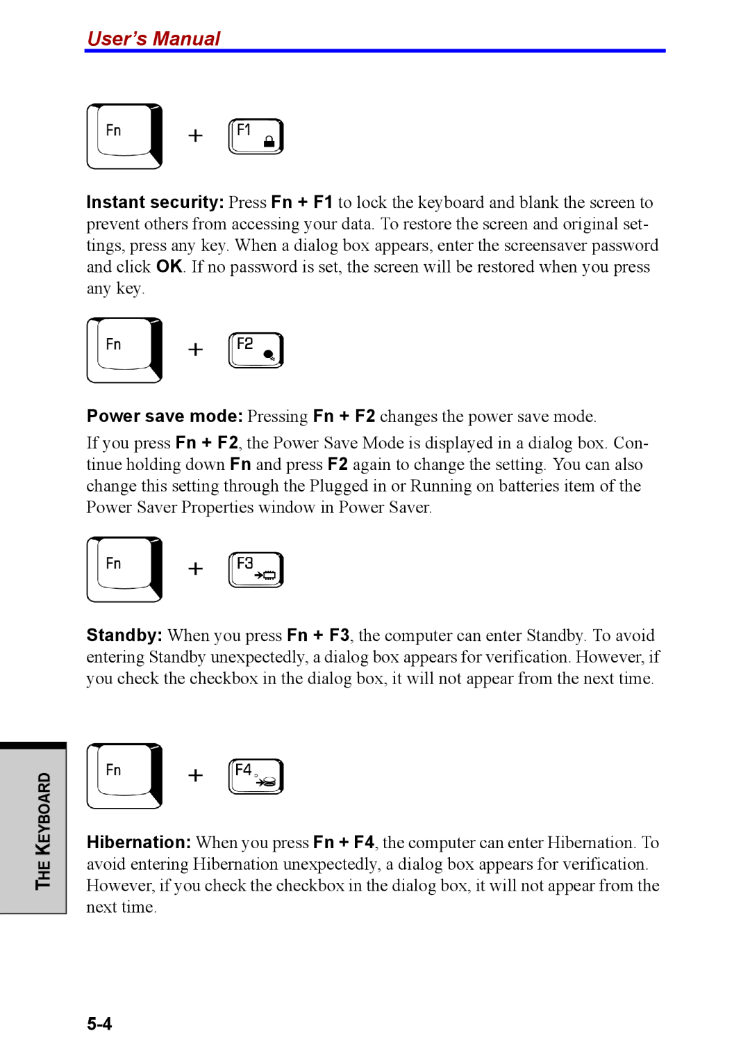 Toshiba M40 user manual User’s Manual 