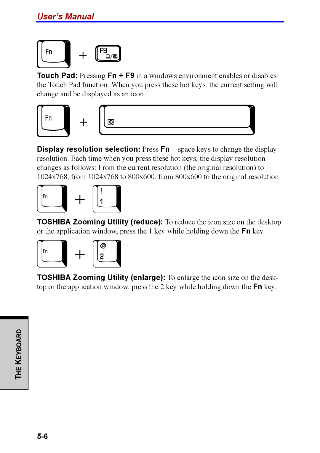 Toshiba M40 user manual User’s Manual 