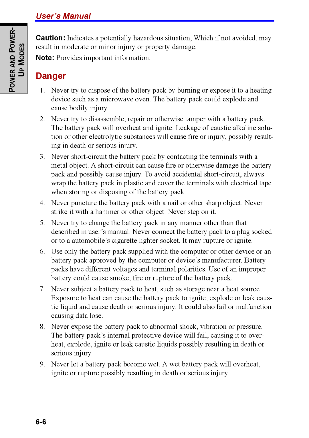 Toshiba M40 user manual User’s Manual 